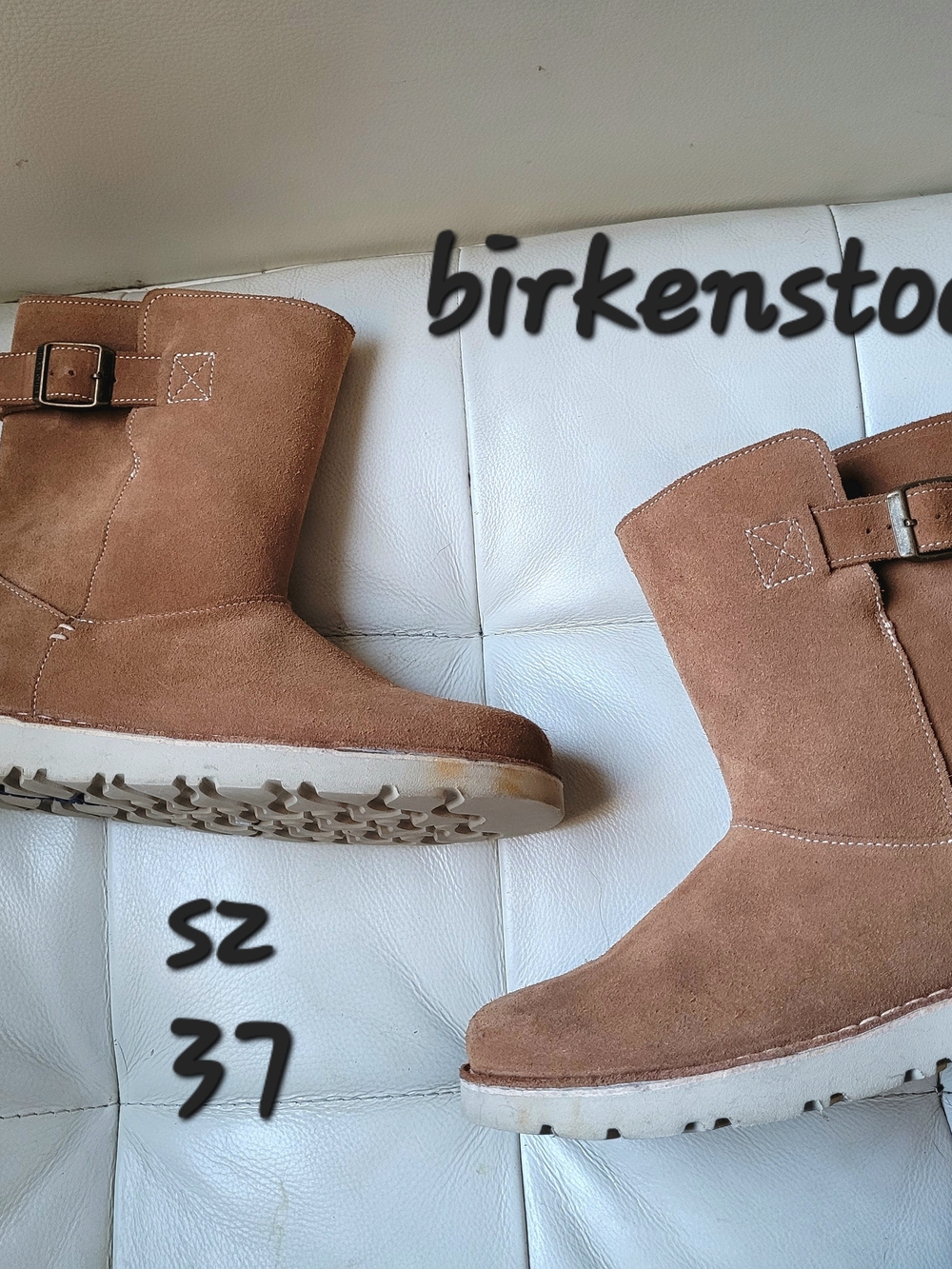 Birkenstock  Suede Boots in Brown
